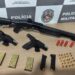 Seis armas e quase 500 munições são apreendidas na zona sul de João Pessoa