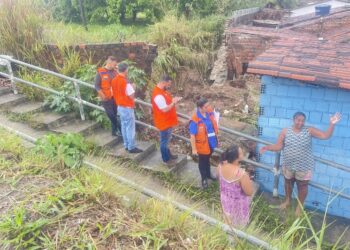 Defesa Civil de João Pessoa intensifica ações para retirada de famílias em áreas de risco