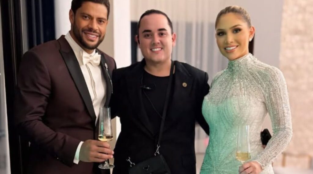 Produtor do casamento de Camila e Hulk protocola ações legais contra ofensas ao casal em veículos de imprensa