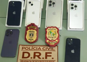 Polícia prende grupo investigado por furto e receptação de iPhones de loja em Patos