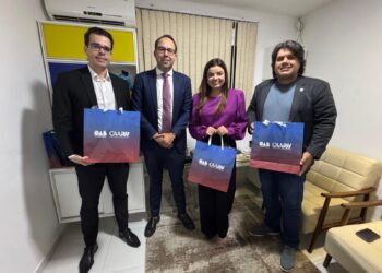 TROCA DE EXPERIÊNCIAS: Diretores da CAA-PB e ex-presidente da Caixa do RN debatem ações prol da advocacia paraibana