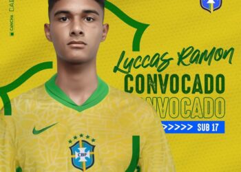 Atleta de Pedras de Fogo é convocado para a Seleção Brasileira de Futebol