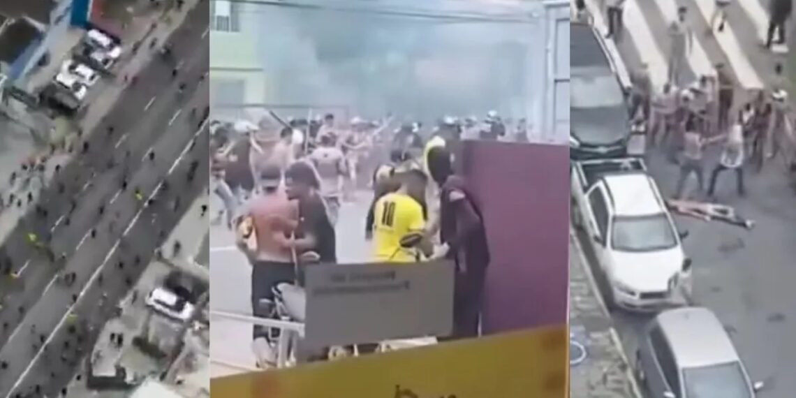 Confronto entre torcidas organizadas deixa ao menos 12 feridos no Recife