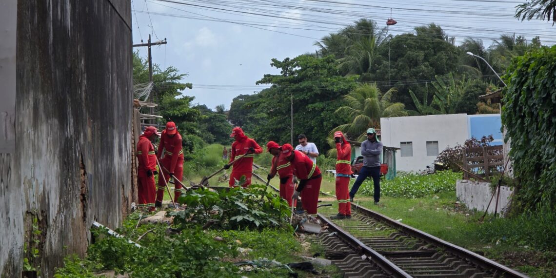 Defesa Civil mantém interdição de trecho ferroviário no Porto do Capim por mais uma semana