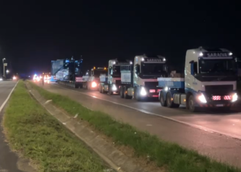 PRF inicia operação de escolta a transformador na Paraíba; veja o percurso