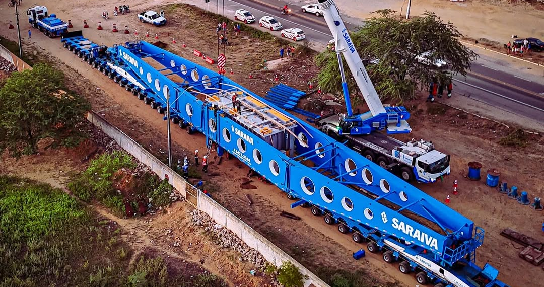 Transporte de transformador de 250 toneladas é retomado pela PB-117 nesta segunda (31)