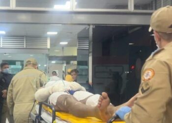 Três pessoas ficam feridas após incêdio em uma casa no bairro de Gramame, em JP