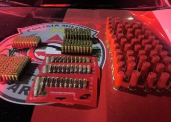 Mais de 300 munições são apreendidas durante perseguição, em Cabedelo