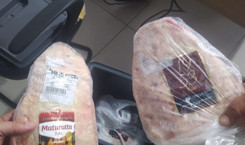 Homem é preso após furtar peças de picanha para trocar por drogas, em João Pessoa