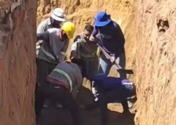 Trabalhador da construção civil fica soterrado após acidente em João Pessoa