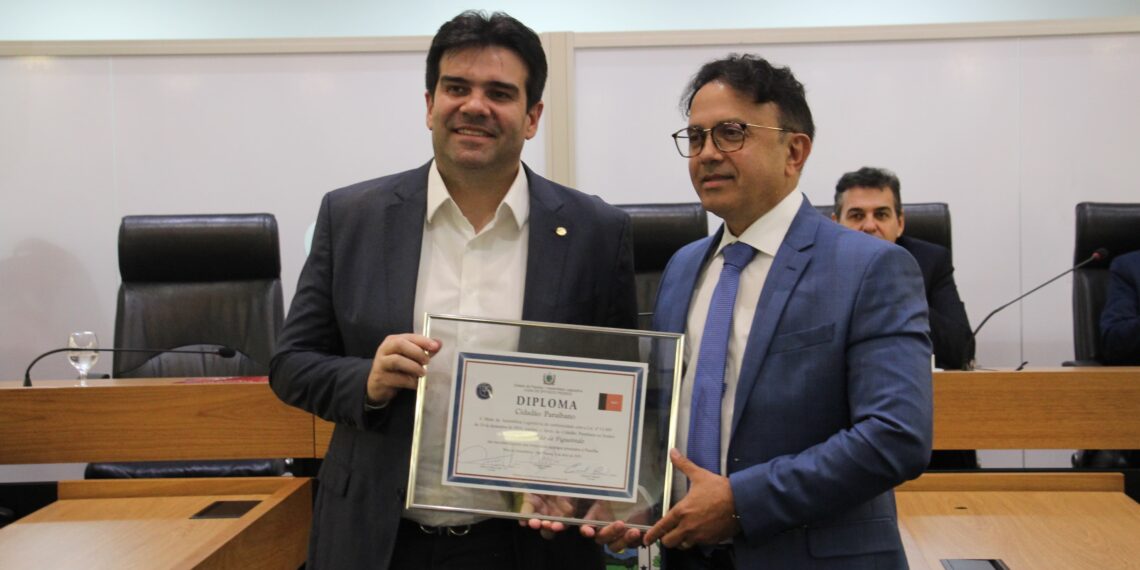 ALPB concede título de cidadão paraibano ao empresário José Maranhão de Figueiredo