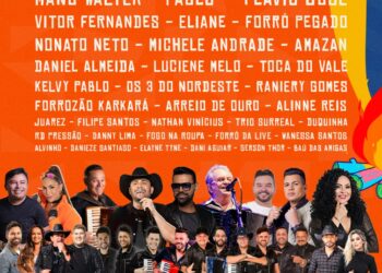 Mano Walter, Flávio José e Amazan estarão no Arraiá do Interior 2025