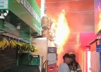 Incêndio atinge Mercado de Mangabeira, em João Pessoa; área será interditada para reparos