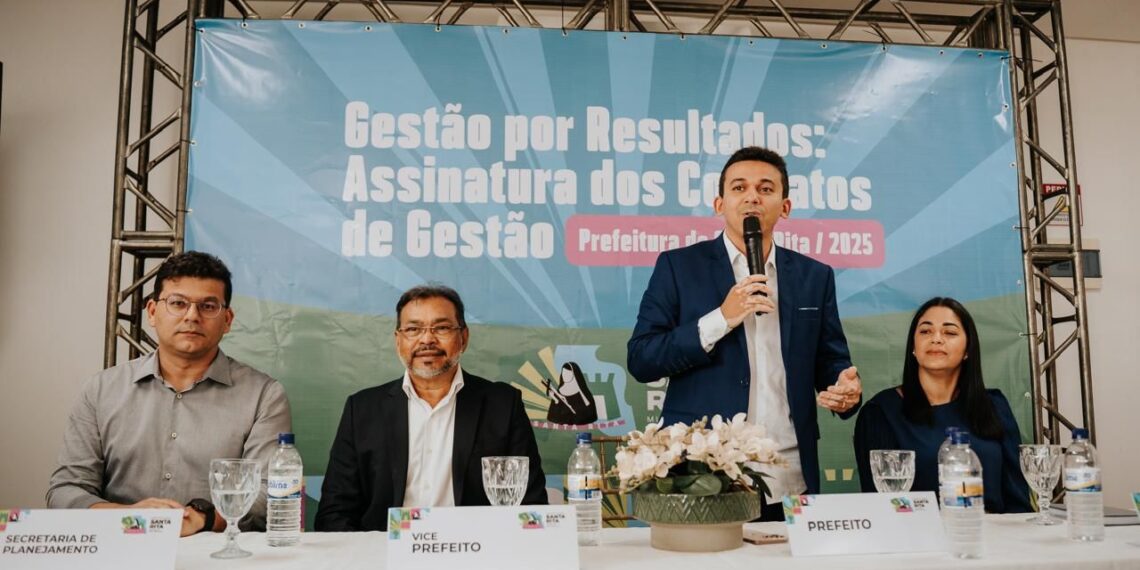 Prefeito Jackson Alvino assina contratos de gestão e inaugura nova era administrativa em Santa Rita