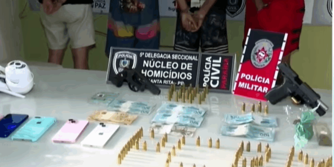 Operação prendem suspeitos de tráfico e homicídios na Grande João Pessoa