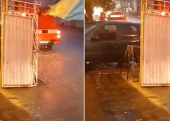 Chuvas em João Pessoa: bombeiros buscam homem que caiu em córrego e desapareceu