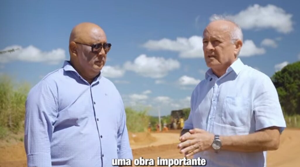Deputado Branco Mendes acompanha obras de pavimentação da PB-028 reforçando compromisso com o desenvolvimento do Litoral Sul