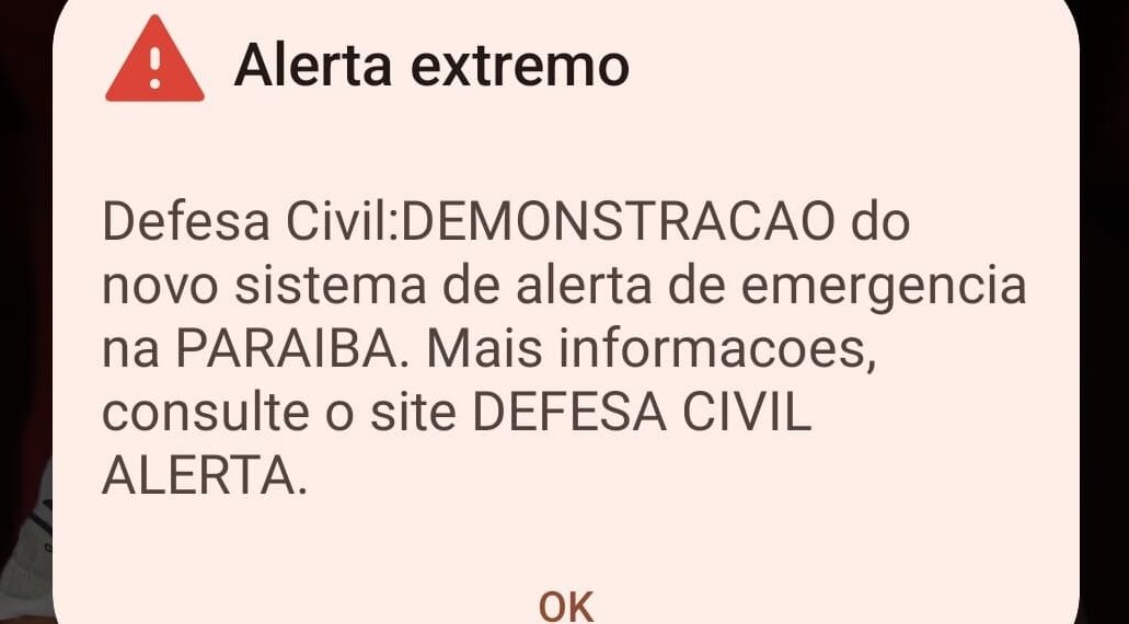 Defesa Civil de João Pessoa realiza teste do alerta extremo de chuva