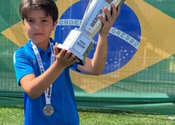 Atleta mirim da Paraíba é campeão mundial na Copa Ibercup Europa 2025