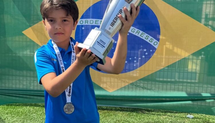 Atleta mirim da Paraíba é campeão mundial na Copa Ibercup Europa 2025