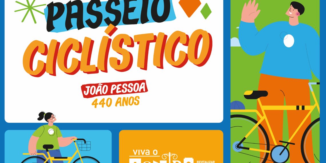 Câmara promove passeio ciclístico em comemoração aos 440 anos de João Pessoa