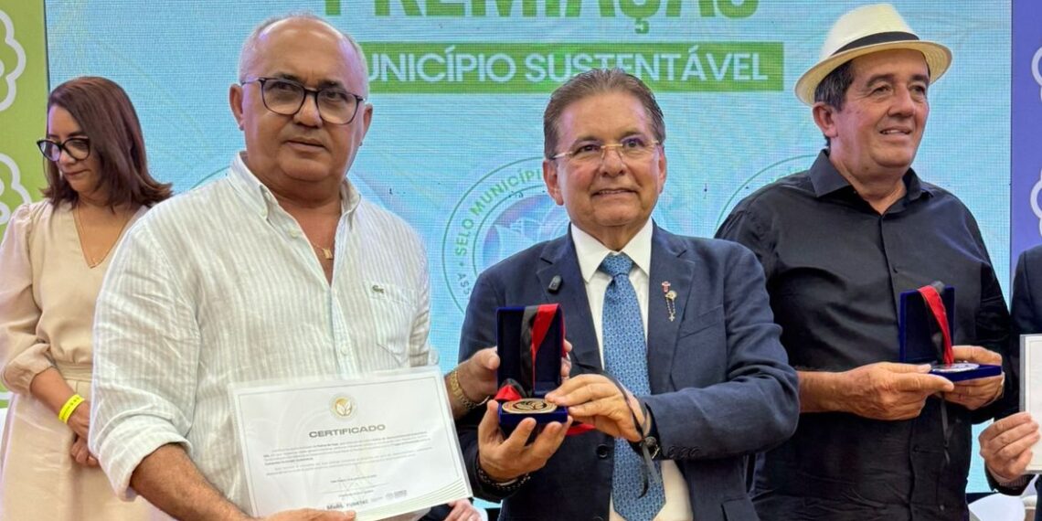 Pelo 2º ano consecutivo, Pedras de Fogo conquista 1º lugar em prêmio de municípios sustentáveis