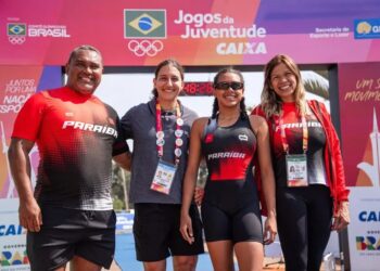 Atleta paraibana transforma incentivo dos pais em medalha no triatlo dos Jogos da Juventude 2025