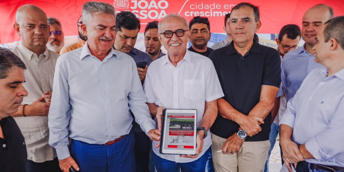 Cícero Lucena autoriza construção de duas novas praças no Altiplano e reforça compromisso com áreas verdes em João Pessoa