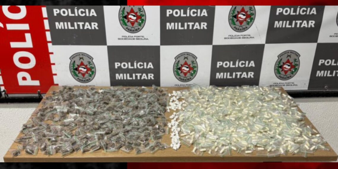 BPTran apreende grande quantidade de drogas e prende suspeito em João Pessoa