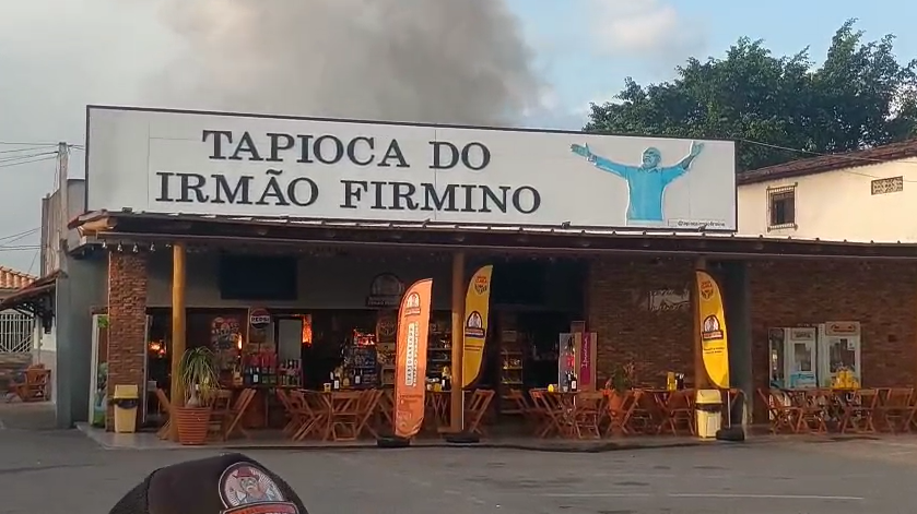 Incêndio atinge tapiocaria do Firmino às margens da BR-230 no distrito de Cajá