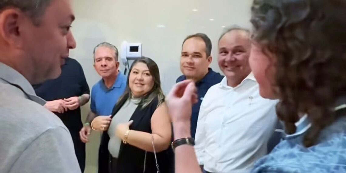 Sem João, Nabor vai a Natuba com Veneziano e recebe apoio do prefeito do PSDB