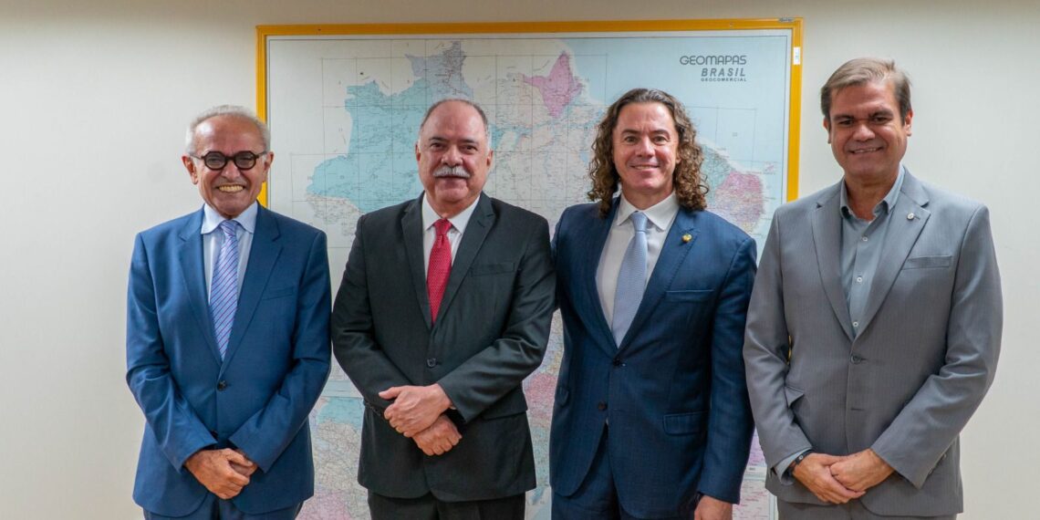 Mersinho, Veneziano e Cícero são recebidos por ministros em busca de novos investimentos para a Grande João Pessoa