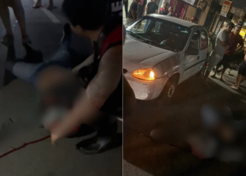 Homem morre após acidente entre carro e moto na Av. Cruz das Armas