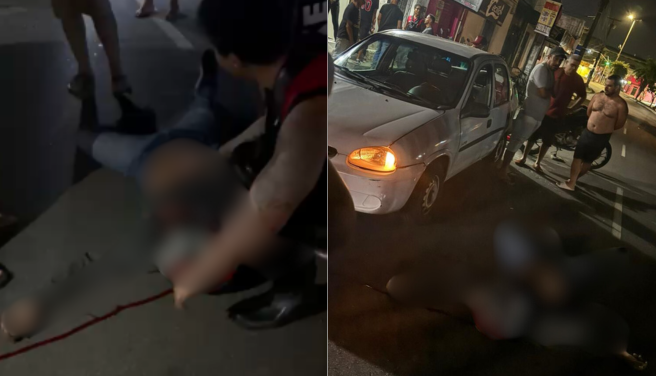 Homem morre após acidente entre carro e moto na Av. Cruz das Armas