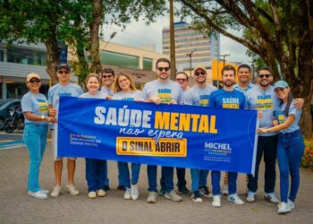 Deputado Michel Henrique leva mensagem de cuidado com a mente às ruas