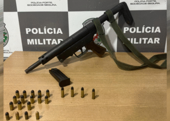PM apreende submetralhadora após confronto com criminosos em João Pessoa