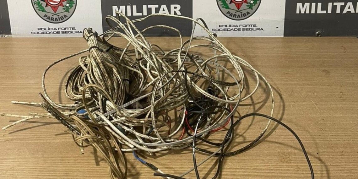 Esquema criminoso de furtos de fios de cobre é desarticulado pela PM em João Pessoa