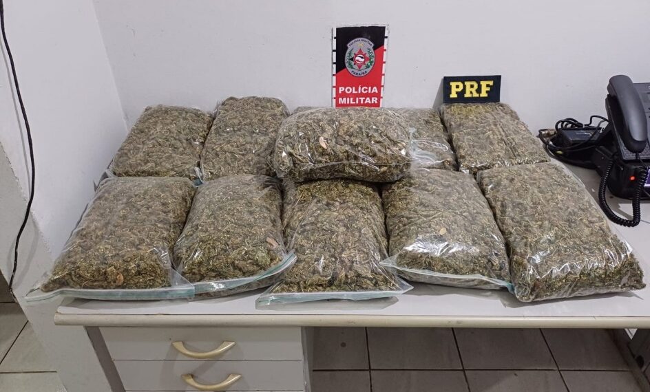 PRF apreende 16 kg de drogas e 6 pessoas são presas no fim de semana em rodovias da PB