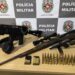PM apreende fuzil, submetralhadora, pistola e drogas em ação e Cabedelo, na Grande JP
