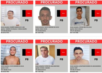 Paraíba tem 8 foragidos na lista de criminosos mais procurados do Brasil; saiba quem são