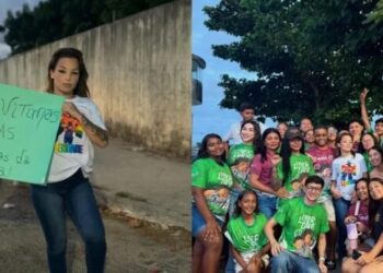 Protesto liderado por Kamylinha pede liberdade de Hytalo Santos, em João Pessoa