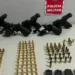 Polícia apreende arsenal com grupo suspeito após troca de tiros em comunidade de Santa Rita
