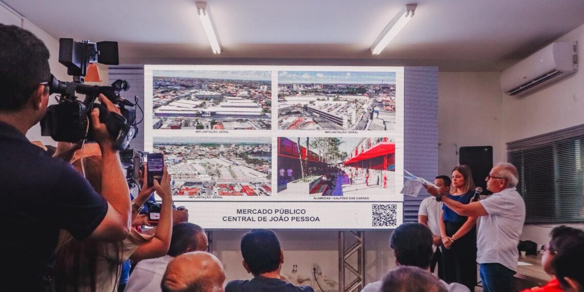 Cícero Lucena autoriza início das obras do novo Mercado Central, com previsão de edifício-garagem, áreas de convivência e bases da Prefeitura