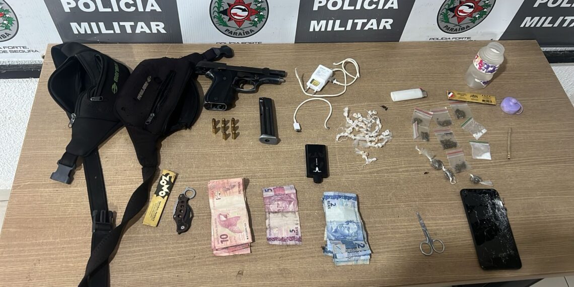 PM frustra grupo criminoso após confronto e apreende arma de fogo no Alto do Mateus, em João Pessoa