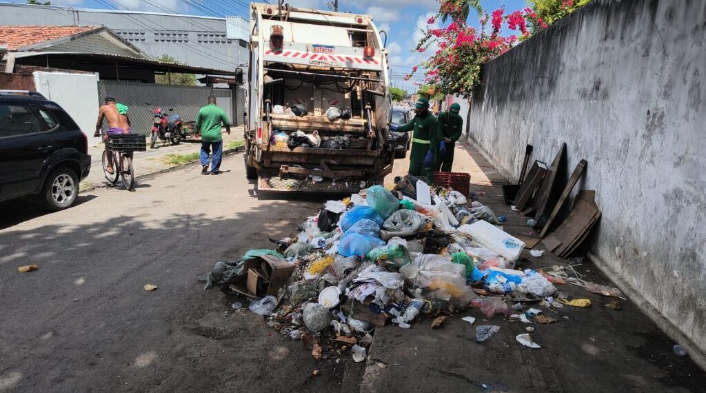 Emlur atribui acúmulo de lixo nas ruas a descarte irregular de resíduos na capital
