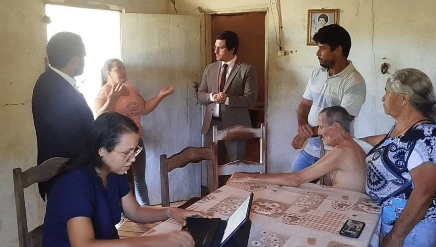Juiz vai à zona rural para audiência com homem acamado: “acesso à Justiça” 