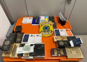 Polícia Federal apreende produtos sem nota fiscal no Aeroporto Castro Pinto