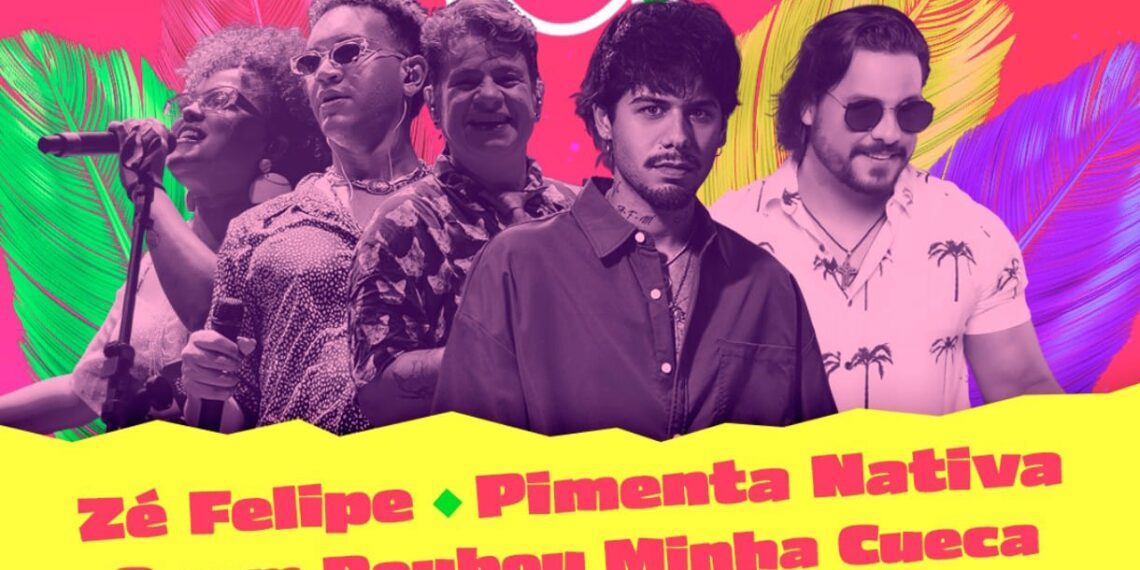 Tambiá Folia celebra 27 anos ao som de Zé Felipe, Pimenta Nativa, Quem Roubou Minha Cueca e Orquestra Tambaú de Frevo