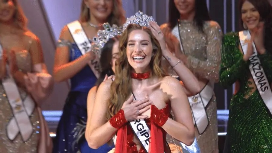 Gabriela Botelho, representante de Sergipe, é eleita Miss Brasil Mundo 2026