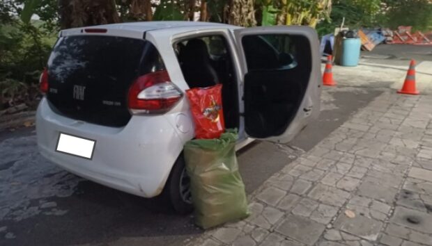PRF apreende 30 kg de maconha em veículo na BR-230 em Sobrado/PB